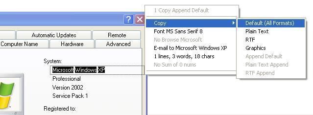 Screen OCR Screenshot